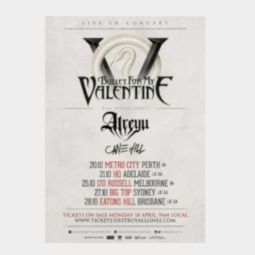 Bullet For My Valentine 2016