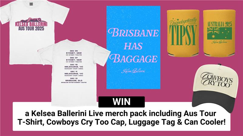 Win a Kelsea Ballerini merchandise pack!