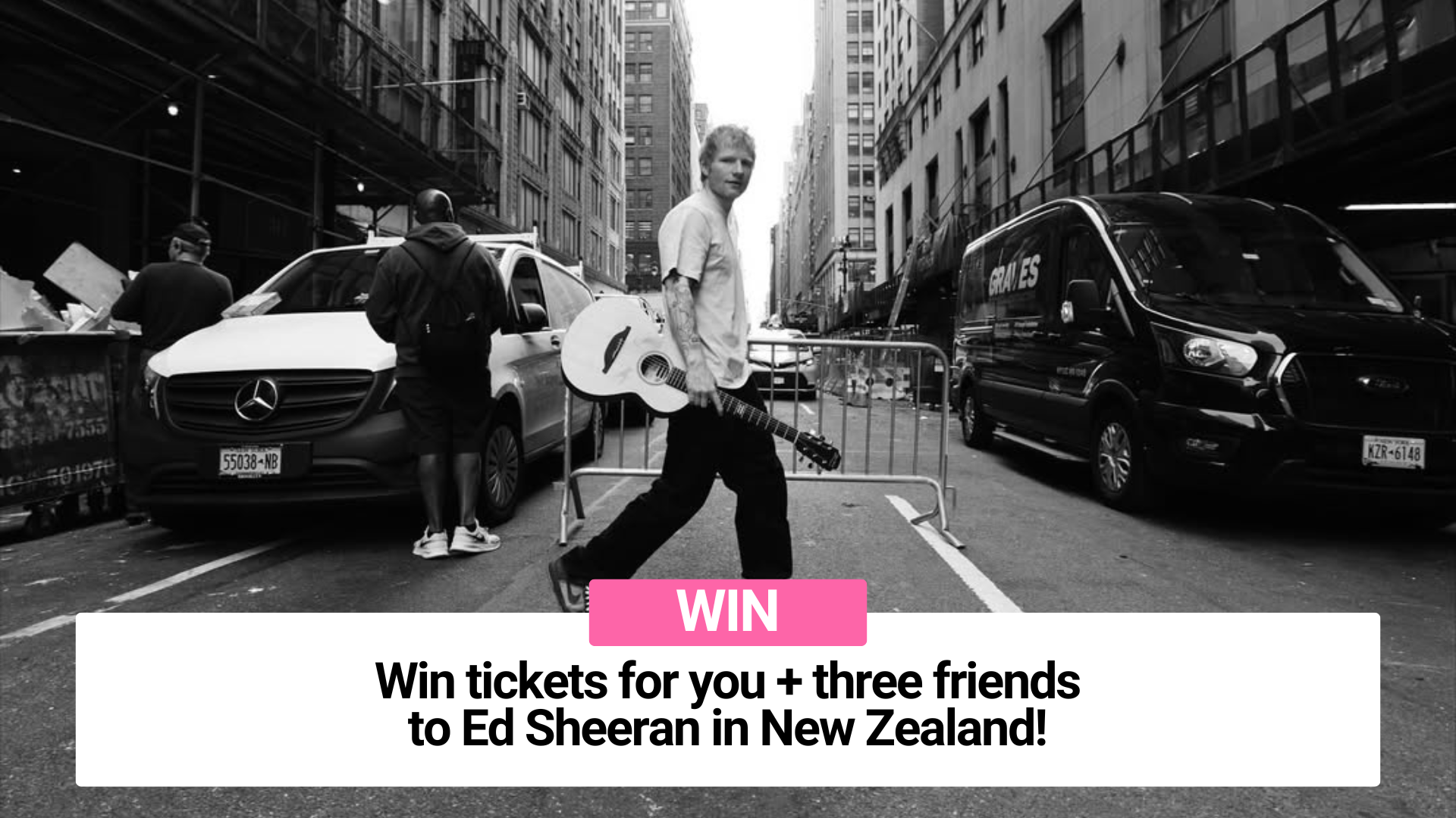 Ed Sheeran 2026 NZ Comp Ticket GOS