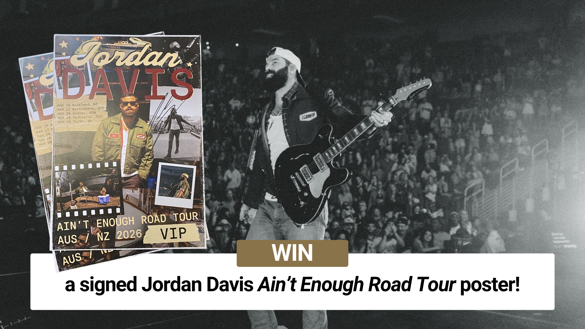 Jordan Davis 2026 signed poster GOS